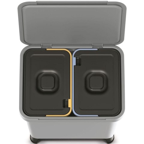 ŚMIETNIK KOSZE NA ŚMIECI SYSTEMA SORTIBOX 2W1 SMOOTH GRAY