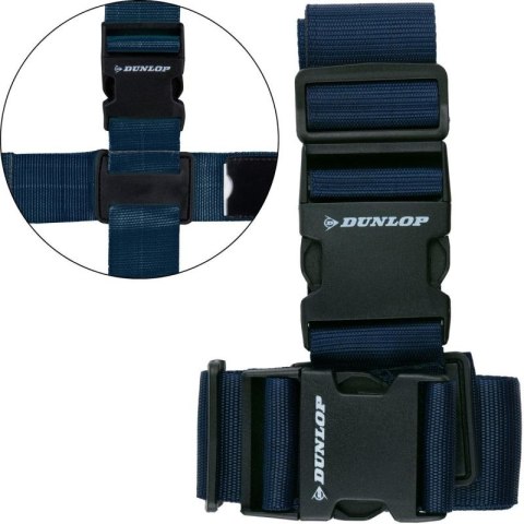 UNIWERSALNY PAS ZABEZPIECZAJĄCY DO BAGAŻU 230x5CM ZESTAW 2 SZT DUNLOP GRANAT Dunlop