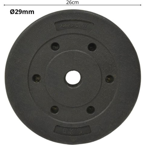 OBCIĄŻENIE BETONOWE 5 KG ENERO FIT FI29MM Enero