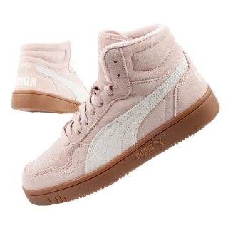 Puma buty damskie sportowe Reb-L Mid pudrowy róż za kostkę na zimę Puma