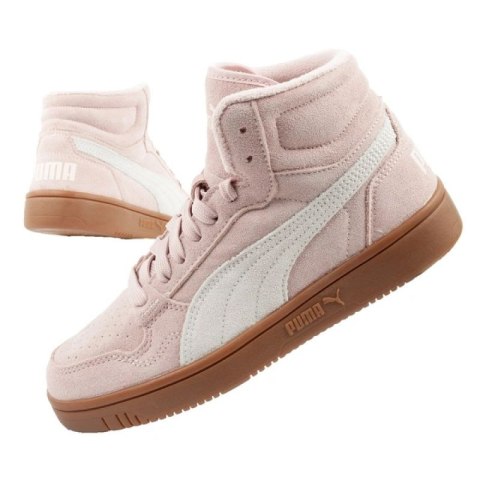 Puma buty damskie sportowe Reb-L Mid pudrowy róż za kostkę na zimę Puma