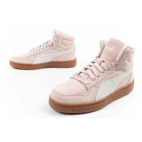 Puma buty damskie sportowe Reb-L Mid pudrowy róż za kostkę na zimę Puma