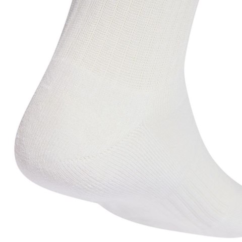 Skarpety adidas 3-Stripes Cushioned Sportswear Crew 3 pair biało-czarne JZ0532 Adidas