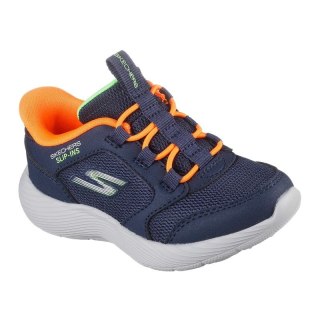 Skechers Slip-ins Dyna-Lite - Turbo-Brisk Buddies 403904N-NVOR NVY-ORNG Skechers
