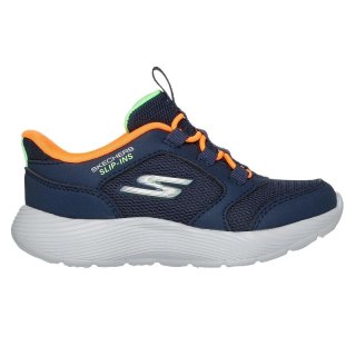 Skechers Slip-ins Dyna-Lite - Turbo-Brisk Buddies 403904N-NVOR NVY-ORNG Skechers