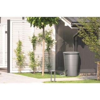 ZBIORNIK POJEMNIK NA WODĘ DESZCZÓWKĘ SMOOTH 160L SMOOTH GRAY