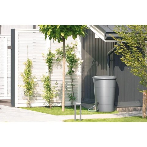ZBIORNIK POJEMNIK NA WODĘ DESZCZÓWKĘ SMOOTH 200L SMOOTH GRAY