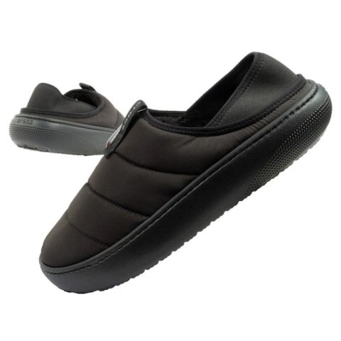 Crocs buty męskie papcie Classic Puff Moc kapcie czarne ocieplane Crocs