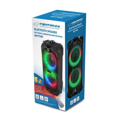 ESPERANZA GŁOŚNIK BLUETOOTH FM LED RGB RYTHM EP157 Esperanza