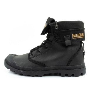 Palladium buty sportowe damskie Baggy Coated trampki za kostkę modne czarne Palladium