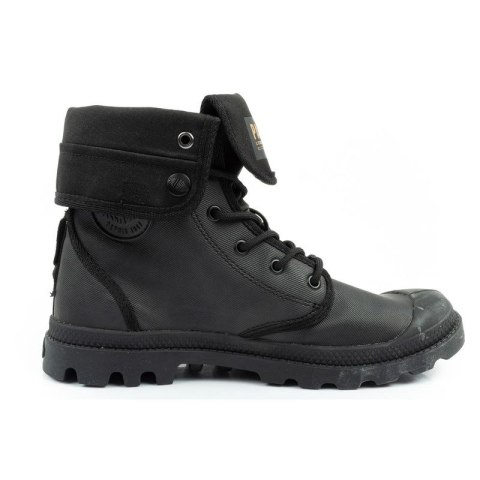 Palladium buty sportowe damskie Baggy Coated trampki za kostkę modne czarne Palladium