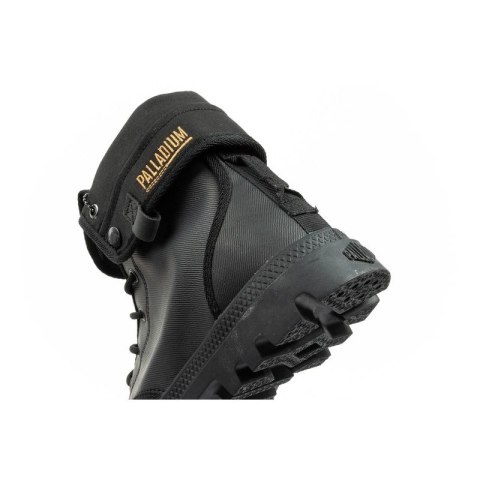 Palladium buty sportowe damskie Baggy Coated trampki za kostkę modne czarne Palladium