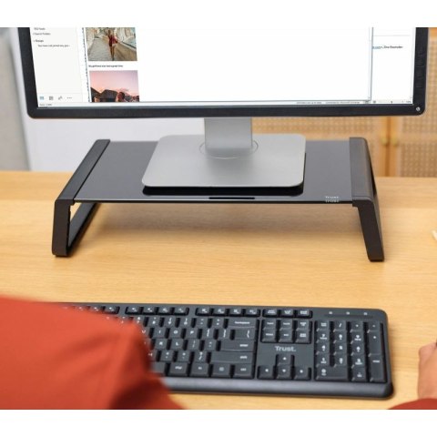 Podstawka pod monitor TRUST MONTA GLASS MONITOR STAND BLK 25271 Trust