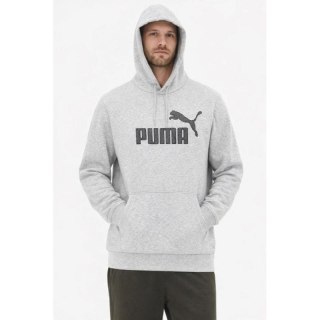 Puma bluza sportowa kangurka z kapturem męska szara modna bawełniana Puma