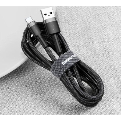 BASEUS KABEL USB-C CAFULE CATKLF-UG1 2A 3M CZARNY