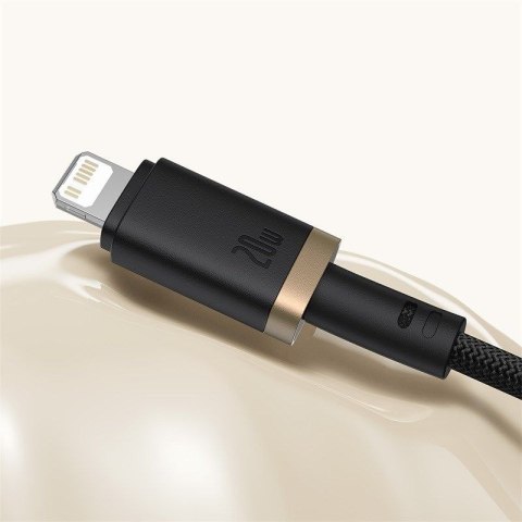 Kabel Baseus Dura Typ C 20W 1m (czarno-złoty)