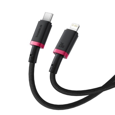 Kabel Baseus Dura Typ C 20W 2m (czerwono-czarny)