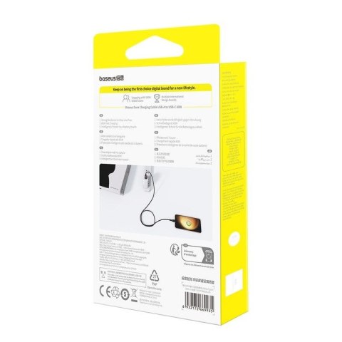Kabel Baseus Dura USB-Typ C 60W 1m (czarno-złoty)