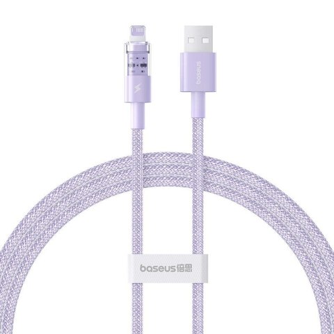 Kabel Baseus Gem 2.4A 1m (fioletowy)