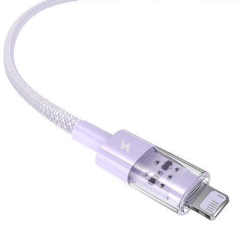 Kabel Baseus Gem 2.4A 1m (fioletowy)