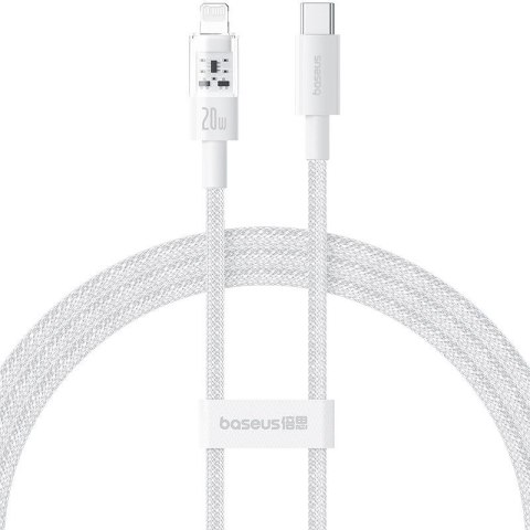 Kabel Baseus Gem USB C-IP 20W 1m (biały)