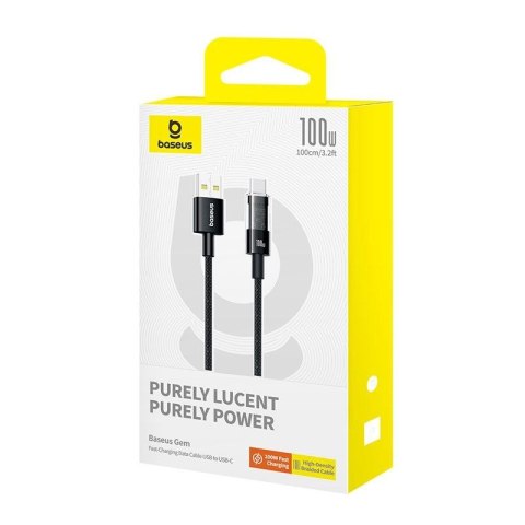 Kabel Baseus Gem USB-USB C 100W 1m (czarny)