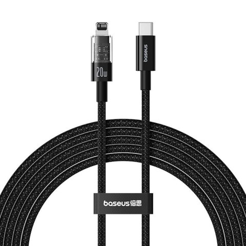 Kabel Baseus Gem USP C-IP 20W 2m (czarny)