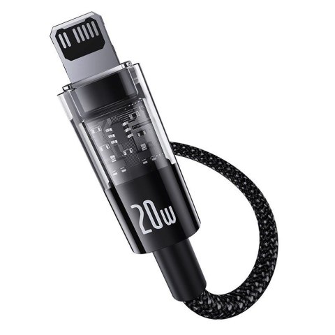 Kabel Baseus Gem USP C-IP 20W 2m (czarny)