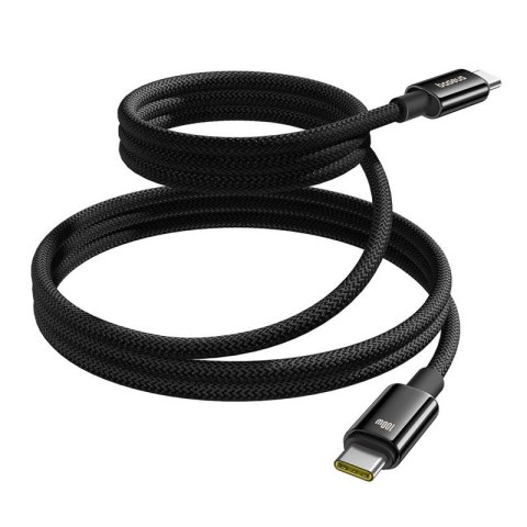 Kabel Baseus Tungsten magnetyczny USB C-USB C 100W 1m (czarny)
