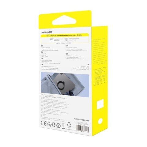 Kabel Baseus Tungsten magnetyczny USB C-USB C 100W 1m (czarny)