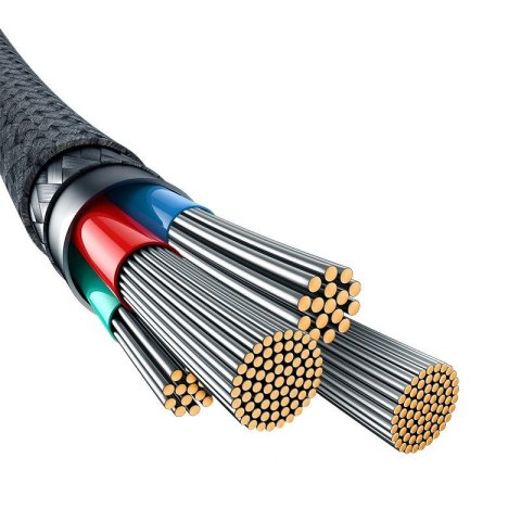 Kabel Baseus Unbreakable USB-IP 2.4A 1m (biały)