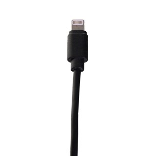 Kabel GEMBIRD CC-USB2-AMLM-2M (USB 2.0 M - Lightning M; 2m; kolor czarny)