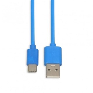 Kabel IBOX IKUMTCB (USB 2.0 typu A - USB typu C ; 1m; kolor niebieski)