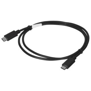 Kabel Lanberg CA-CMCM-10CU-0010-BK (USB typu C - USB typu C ; 1m; kolor czarny)