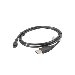 Kabel Lanberg CA-USBM-10CC-0010-BK (USB 2.0 M - Micro USB M; 1m; kolor czarny)
