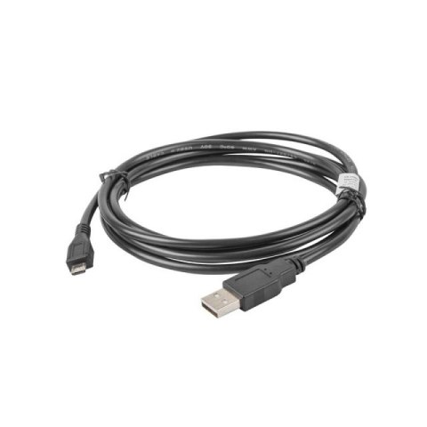 Kabel Lanberg CA-USBM-10CC-0018-BK (USB 2.0 M - Micro USB M; 1,8m; kolor czarny)