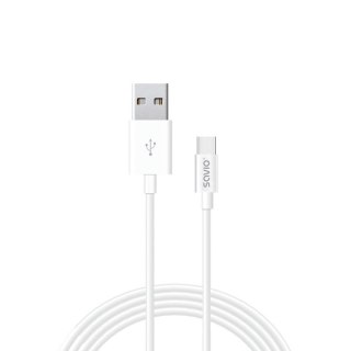 Kabel SAVIO CL-125 (USB typu C - USB 2.0 typu A ; 1m; kolor biały) Savio