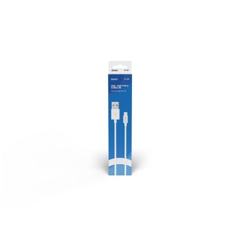 Kabel SAVIO CL-125 (USB typu C - USB 2.0 typu A ; 1m; kolor biały) Savio