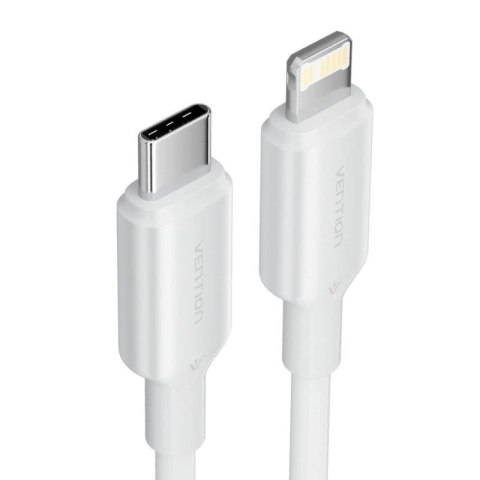 Kabel USB-C do Lightning 3A 480Mbps 1m biały
