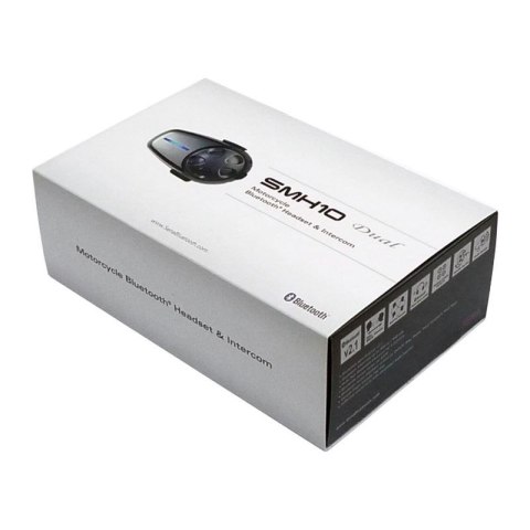 Interkom motocyklowy Sena SMH10-11 Bluetooth 3.0 900m z mikrofonem na pałąku na 1 kask