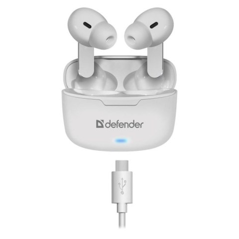 DEFENDER SŁUCHAWKI BLUETOOTH TWINS 903 DOUSZNE BIAŁE 63903 DEFENDER