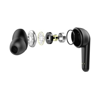 SAVIO SŁUCHAWKI BEZPRZEWODOWE BLUETOOTH 5.3 Z MIKROFONEM, ANC, ENC, QC TWS-12 Savio