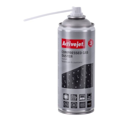 Activejet AOC-200 Sprężone powietrze (400 ml) Niezbędny w każdym biurze, środek czyszczący. Przeznaczone do czyszczenia elektron