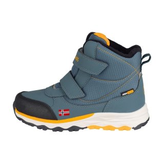 Buty zimowe dziecięce Trollkids Kids Hafjell Winter Boots śniegowce wodoodporne niebieskie (264-196) Trollkids