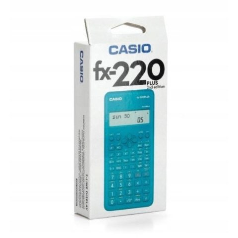CASIO KALKULATOR NAUKOWY FX-220PLUS-2 NIEBIESKI, 12 CYFROWY WYŚWIETLACZ CASIO