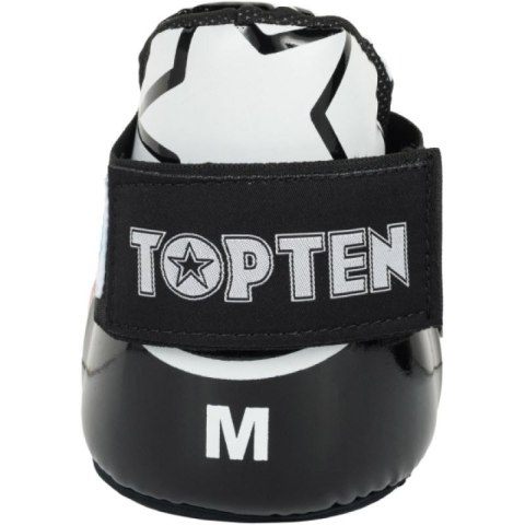 Ochraniacze stóp TOP TEN OSTT-PU "SUPERLIGHT" URBAN ARTS czarno-czerwone (WAKO APPROVED new) TOP TEN