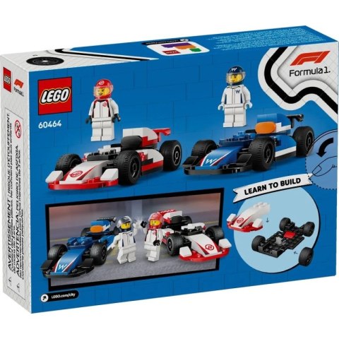 LEGO CITY 60464 F1 Bolidy Williams Racing i Haas F1 Lego