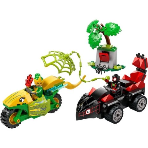 LEGO MARVEL SUPER HEROES 11198 Pościg Spina za Electro w dinopojeździe Lego