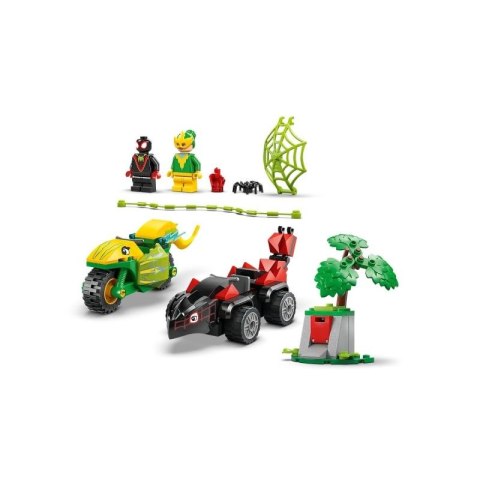 LEGO MARVEL SUPER HEROES 11198 Pościg Spina za Electro w dinopojeździe Lego
