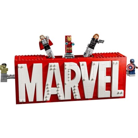 LEGO MARVEL SUPER HEROES 76313 Logo MARVEL z minifigurkami Lego